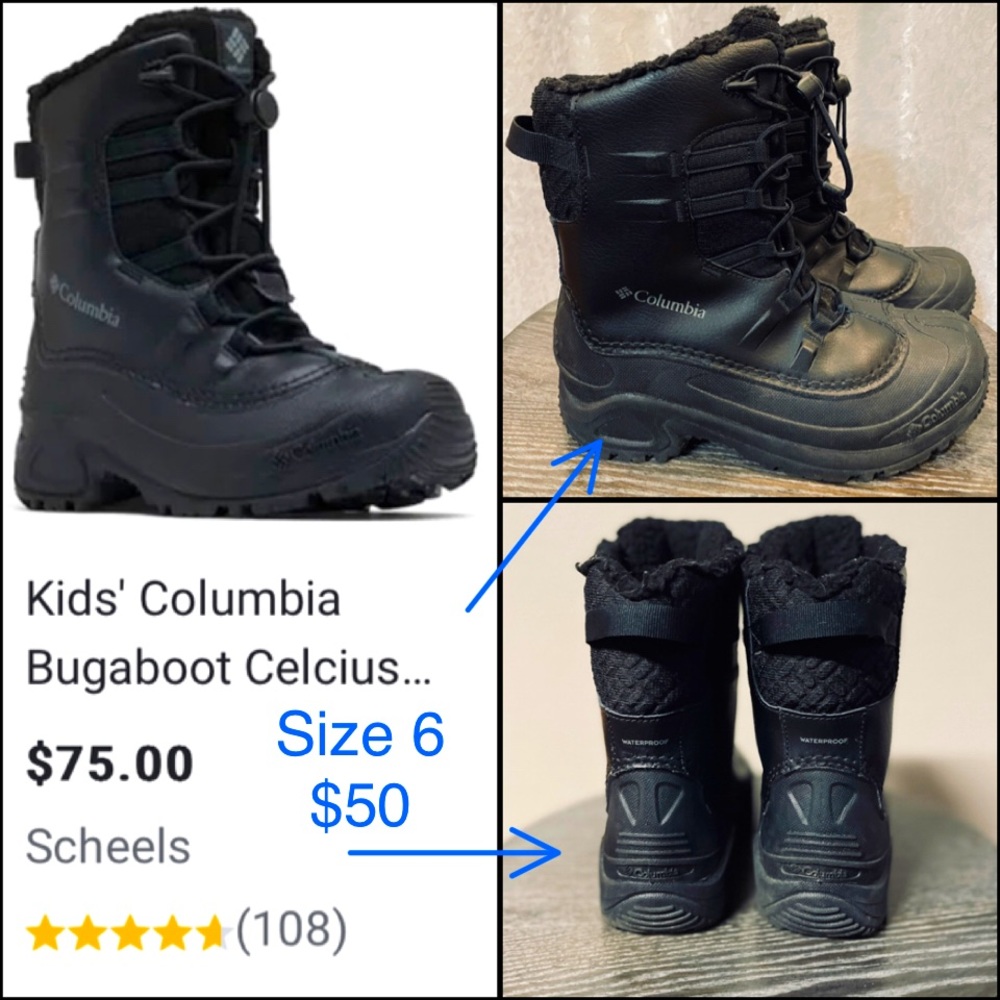 Kids Columbia Bugaboot Celcius Snow Boots!